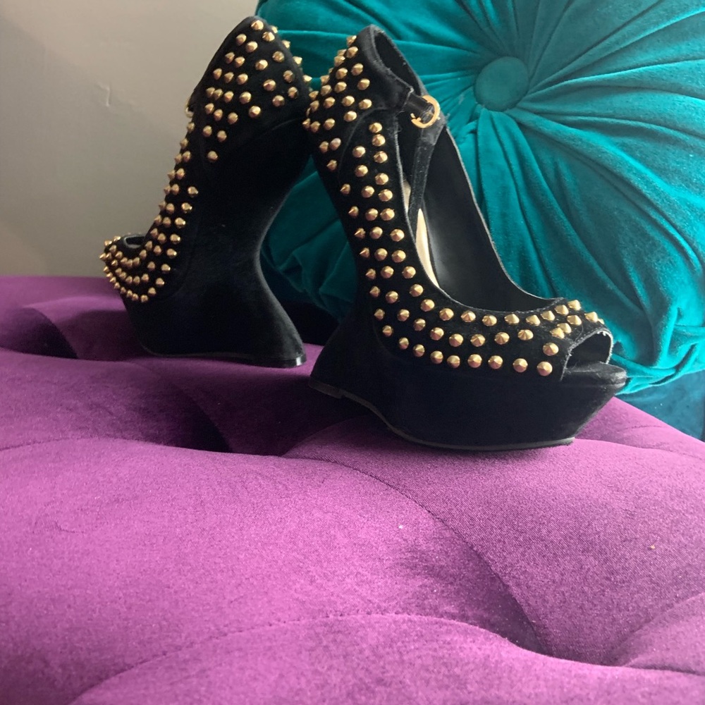 Fun funky heels